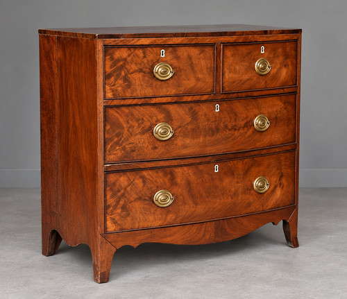 Georgian mahogany bow front
