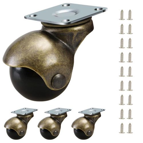 Vintage ball caster wheels - vintage,