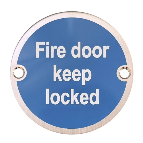 Fire door keep - keep, locked