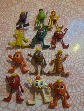 Vintage 1980s Munch Bunch Pencil Toppers Collection X 12