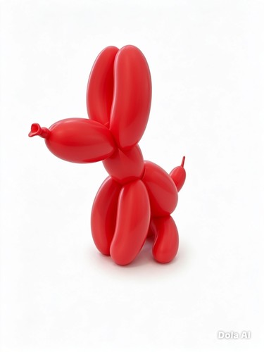Balloon dog statue printed - balloon,