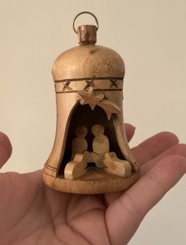 Vintage wooden nativity - vintage,