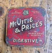 Vintage McVitie & Prices Digestive Biscuit Tin Sample Tin