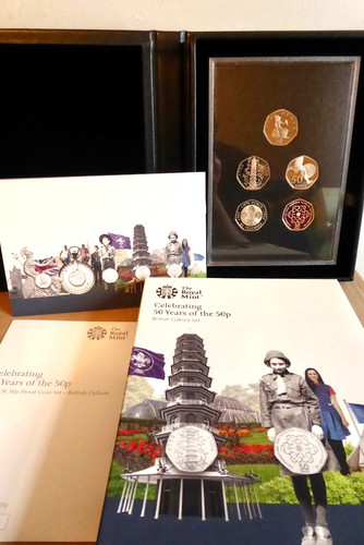 2019 proof set celebrating 50 - set,,