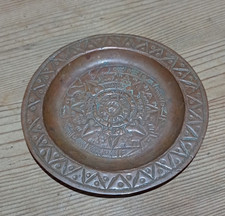 Impressed copper pin dish