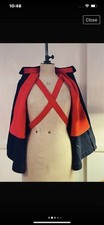 Vintage WW2 40s/50s nurses cape. Stunning pure wool. lined in red. 