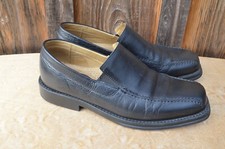 Clarks Men Black Leather Slip