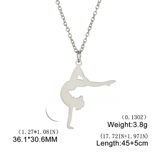 Rhythmic gymnastics necklace - gymnastics,