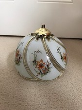 Vintage 1980s Glass Panel