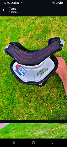 Leatt neck brace real - neck, carbon