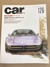 Car magazine 126 Dino 308 GT4 Maserati Mera Lamborghini Silhouette/BMW vs Alfa R