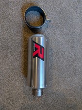 Motorcycle exhaust silencer
