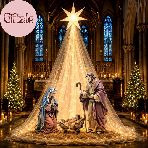 Piece christmas nativity - piece,