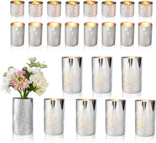 Mercury Glass Candle Holders &
