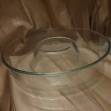 Vintage PYREX France Bundt Pan Cake Ring 22cm Jelly Mould Clear Glass