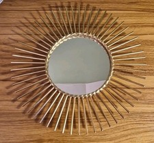 Sunburst Gold Metal Wall