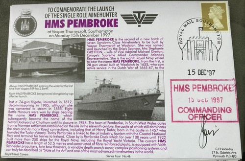 Royal navy hms pembroke - royal,