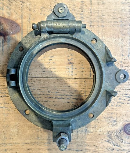 Cast brass ship porthole - cast,