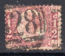 QV 1870-8 ½d Bantam SG48 / SG49 Plate 5 Letters JG Good Used