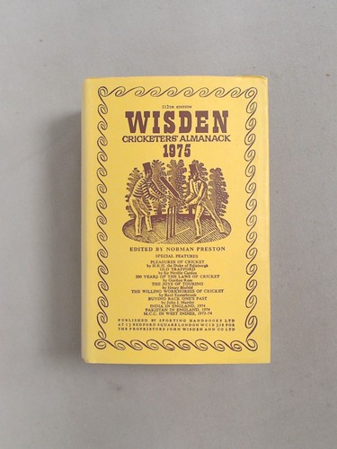Wisden cricketers almanack - wisden,