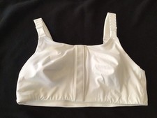 M and S Two Front Fastening Bras Black and White Size 38 /A