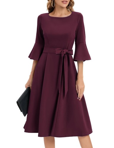 Homrain womens midi dress - womens,