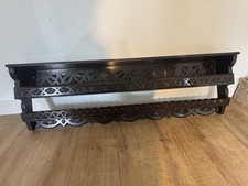 Vintage carved wooden wall - vintage,