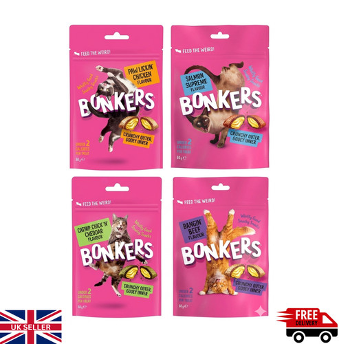 Bonkers tasty cat treats - bonkers,
