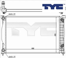COOLANT RADIATOR 702-0014-R
