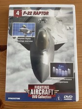 F-22 Raptor (Excellent Condition DVD) Fighting Aircraft Collection 4 De Agostini
