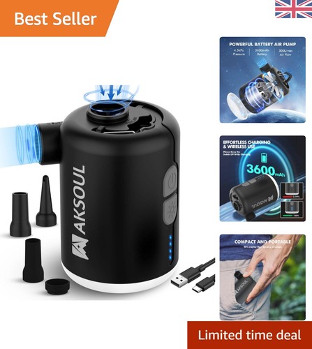 Rechargeable electric air pump - electric,