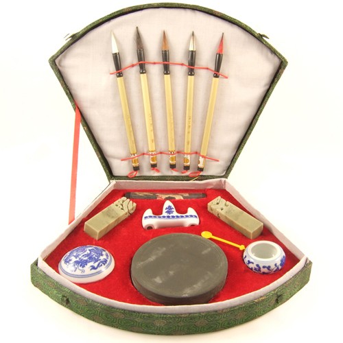Chinese calligraphy set - chinese, 5