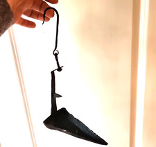 Antique iron crusie lamp hand - iron,