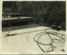 1973 Press Photo Barges shown