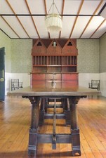 Postcard Dining Room Table & Dresser Red House Bexleyheath William Morris Ref QF