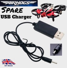 3.7V USB Charger for Air Hogs FPV DR1 Race Drone & Syma Helicopter Toys - 2.0mm