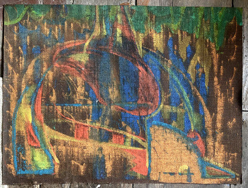 Oil painting modern abstract
