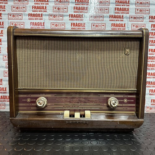 Vintage philips valve radio - philips,