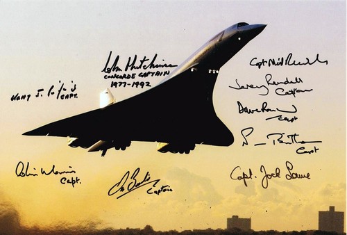 Concorde captains signed - 9,
