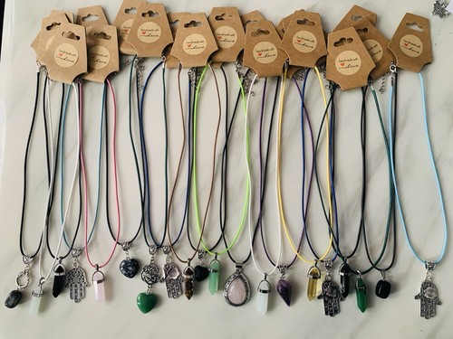 Crystal necklace jewellery - necklace,