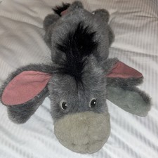 Sweet Disney Store 14" Eeyore Lying Down Plush Toy, With Tag & Detachable Tail