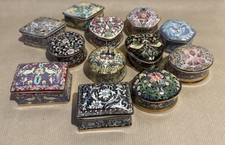 Lot of  12 William morris Vintage Trinket Box/Pot from 90’s 