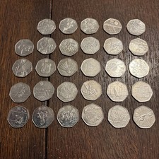 Olympic 50p Coins Full Set Of