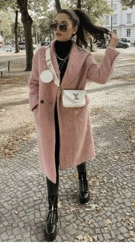 Rare zara genuine pink wool - genuine,
