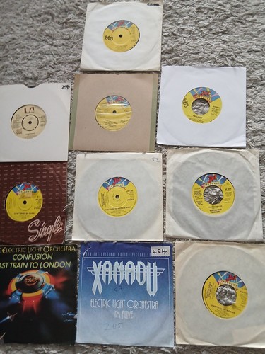 Elo vinyl singles - elo,