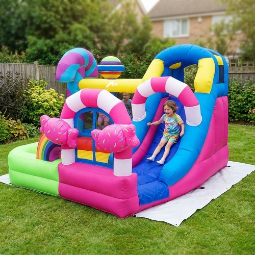 Bouncy castle with - bouncy,