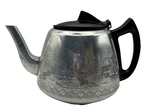 Vintage willow ware etched - vintage,
