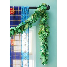 Recycled Green Sari Tinsel