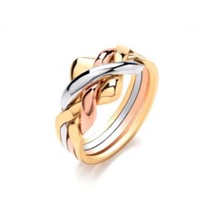 9ct Three Colour Gold