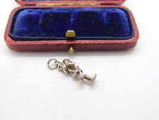Sterling Silver Singing in the Rain Lamp Post Charm Pendant Vintage c1970